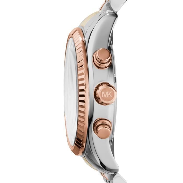 Reloj de mujer - MICHAEL KORS Lexington MK5735 - Cuarzo - Brazalete de acero - Plata/Oro