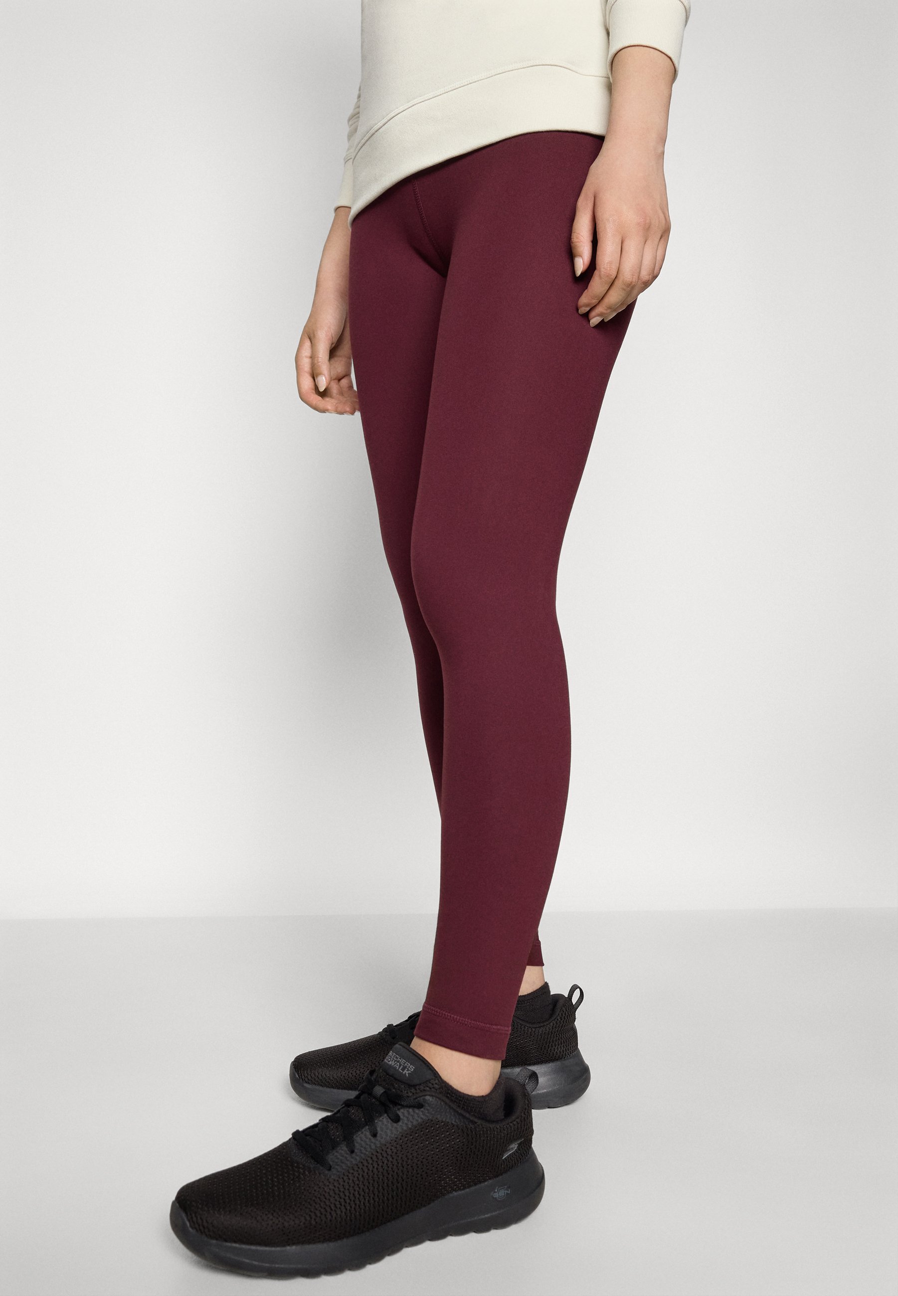 Champion TRENIRUOČIŲ SOFT TOUCH LEGGINGS - Tamprės - bordo