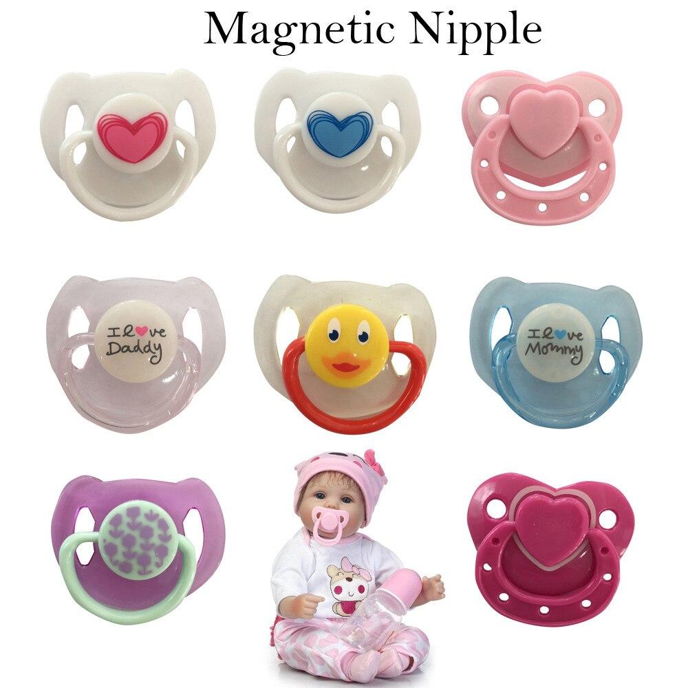 unidade da mais recente boneca de simulação, boneca reborn, brinquedo para bebê, presente fofo, chupeta magnética para bebê, presente infantil fofo e divertido.