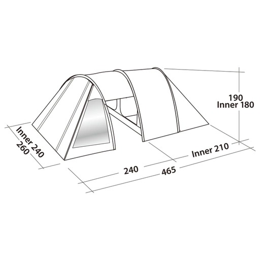 Šator Easy Camp Galaxy 400 za 4 osobe