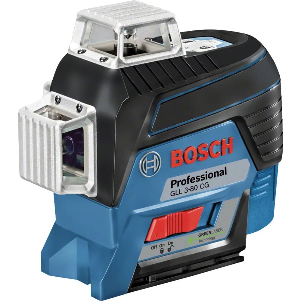 BOSCH 12V, grüner Mehrlinienlaser mit Bolzensucher GMS-120 06159940RE