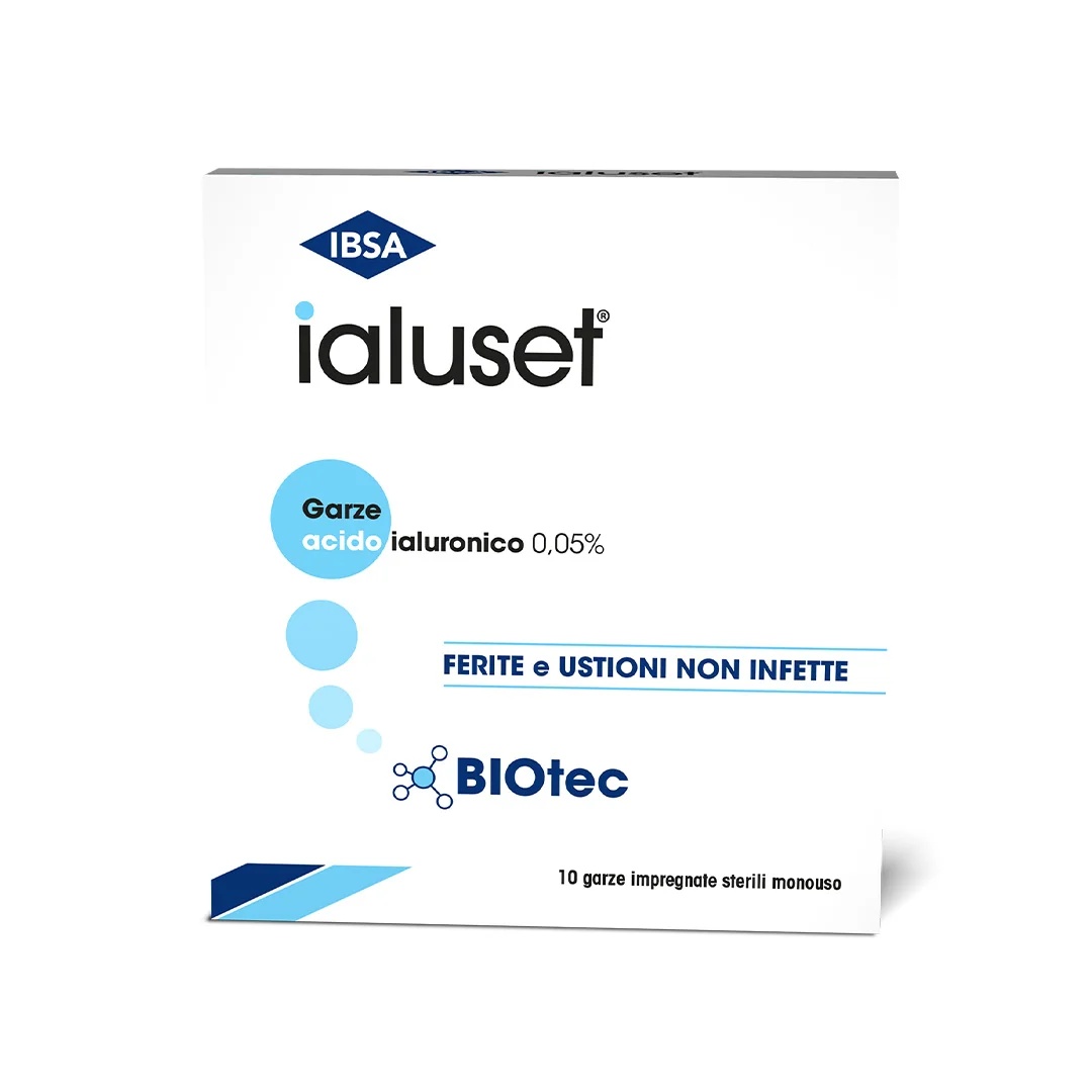 Gasa estéril impregnada IALUSET Ialuset 10x10 cm 10 unidades