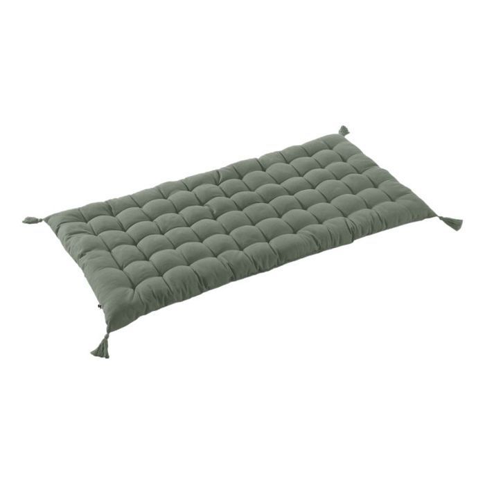 Water-repellent floor mat with pom-poms - UV-resistant outdoor 