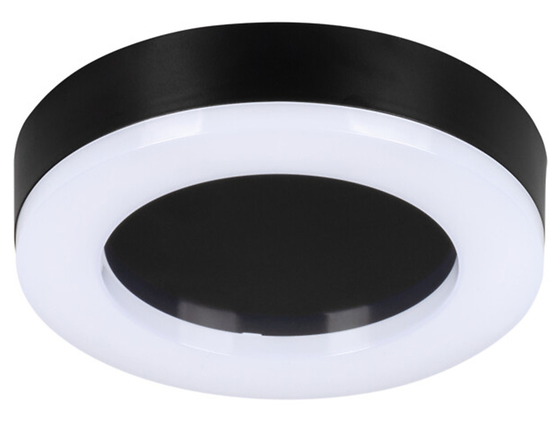 Plafon zewnętrzny Tura LED 19 cm czarno-biały
