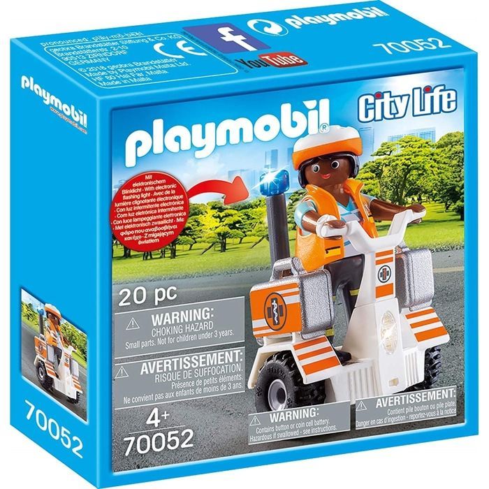 Playmobil City Life Rescuer and Segway
