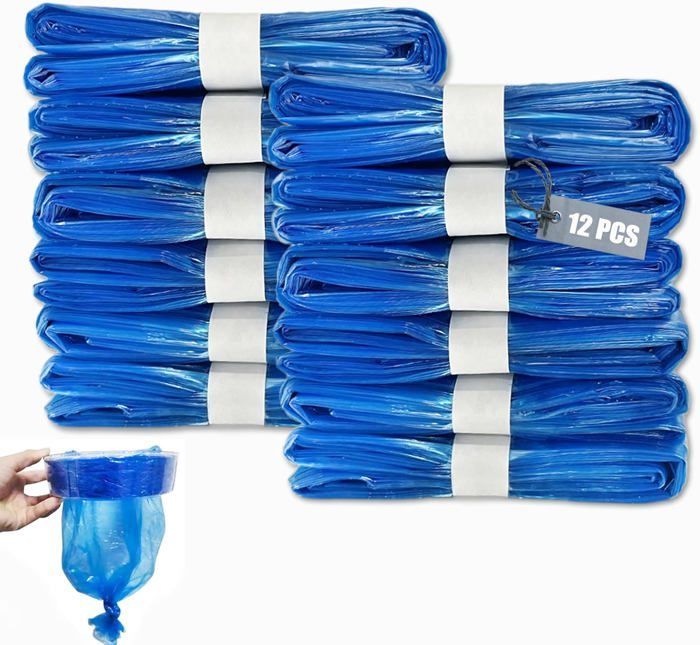 Recharge Poubelle a Couche - AQSACOKIYA - sac Compatibles Twist And Click Avec Octogonales pour 4,5 m - 12 Pièces