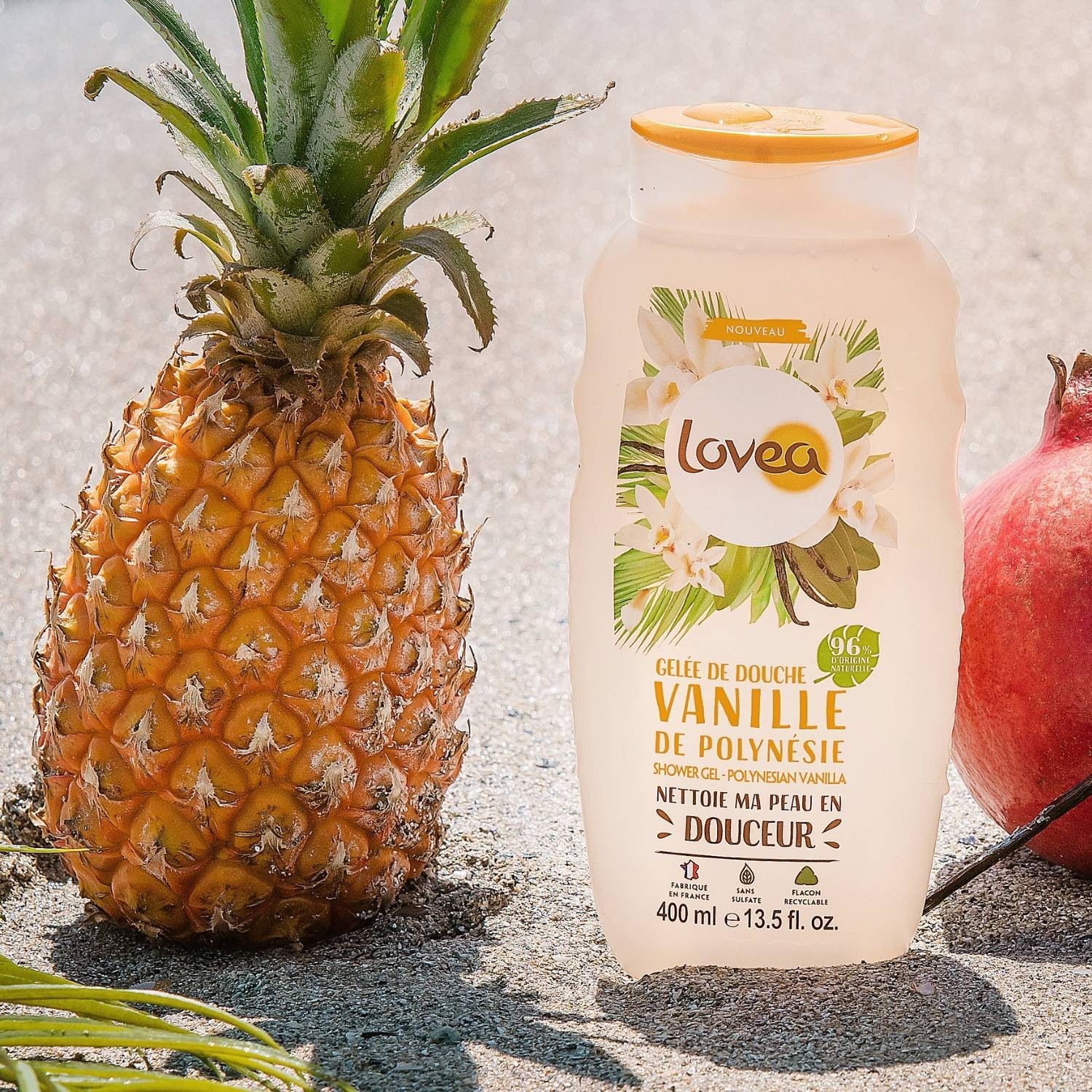 Lovea Gelée de Douche Vanille de Polynésie