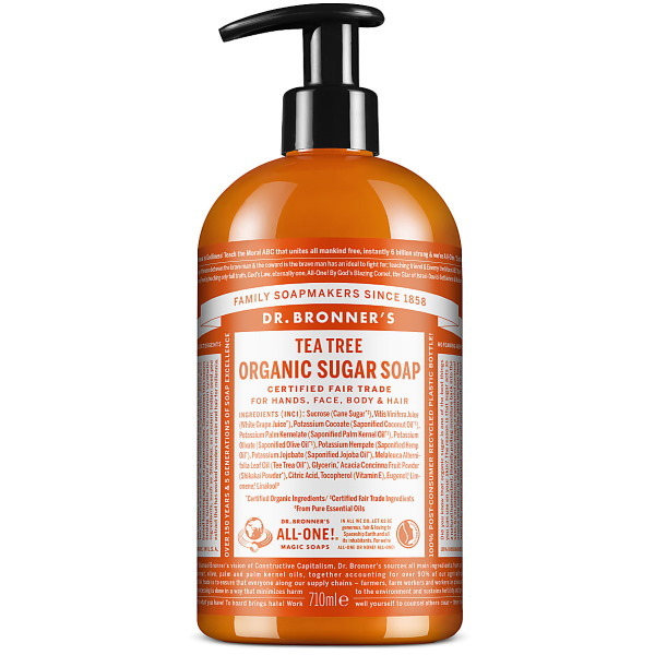 Dr. Bronner Bio Shikakai Teafa Szappan - 710ml