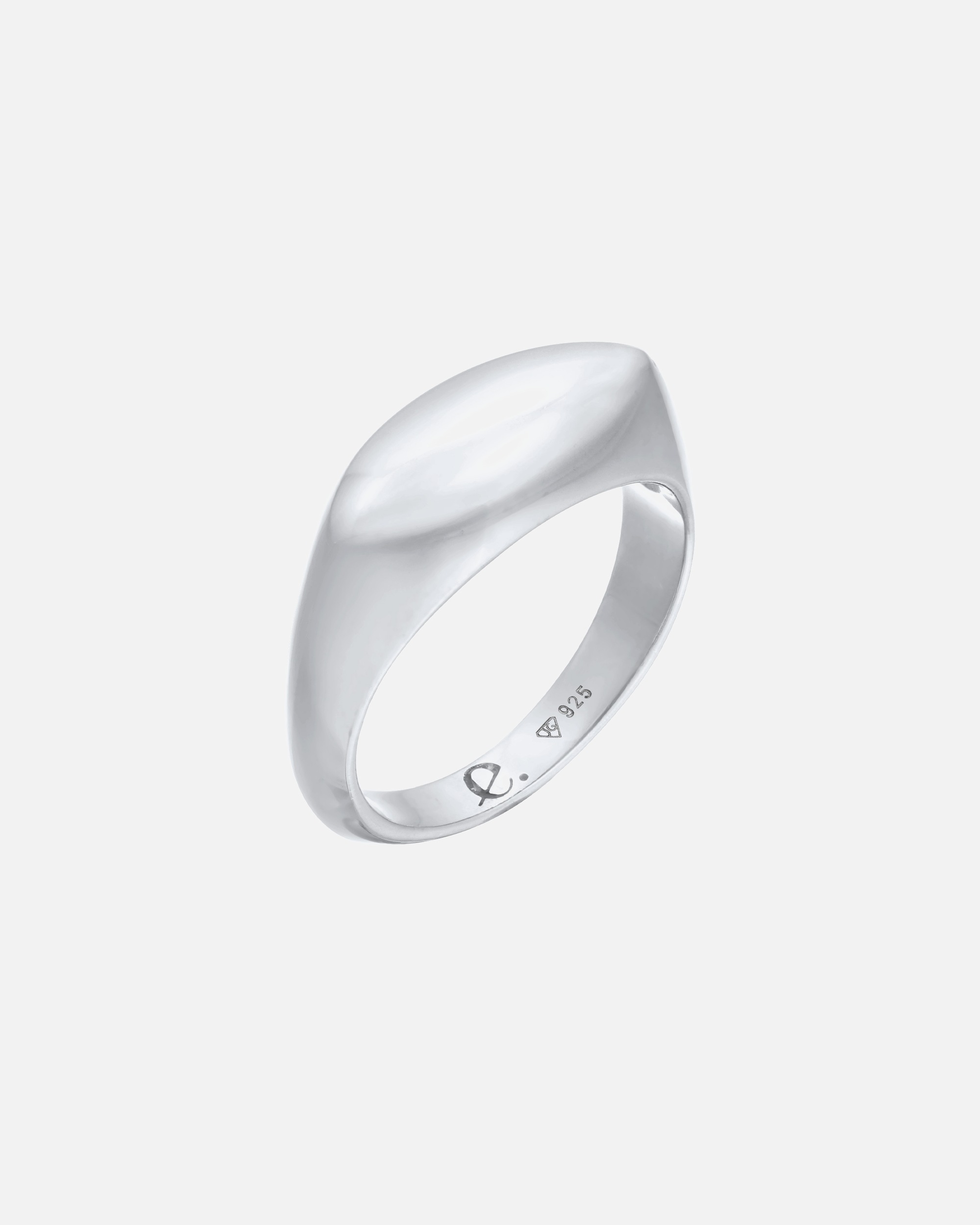 Elli PREMIUM Elli PREMIUM Bague Femmes Sceau Marquise Design Basic en argent sterling 925 rhodié