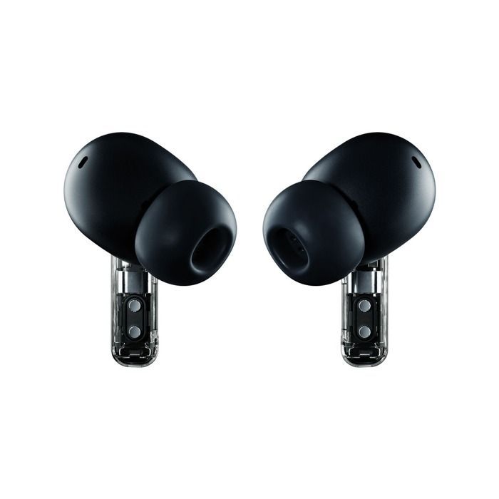 Fones de ouvido sem fio Nothing Ear (a) Bluetooth com cancelamento de ruído ativo, pretos