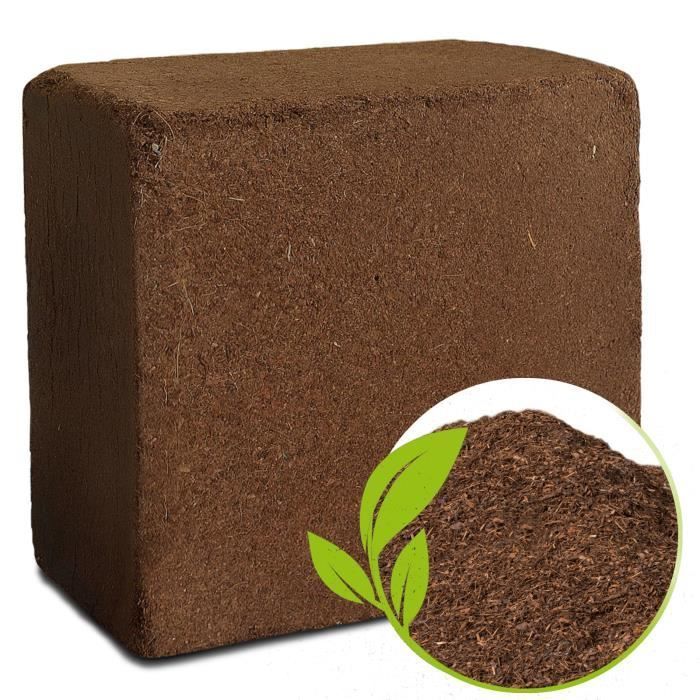 Kokosvezelcompost, geperst tot blokken, 5 kg