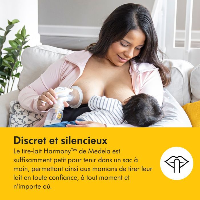 MEDELA - Harmony Flex™ Manual Breast Pump - Ergonomic and Lightweight