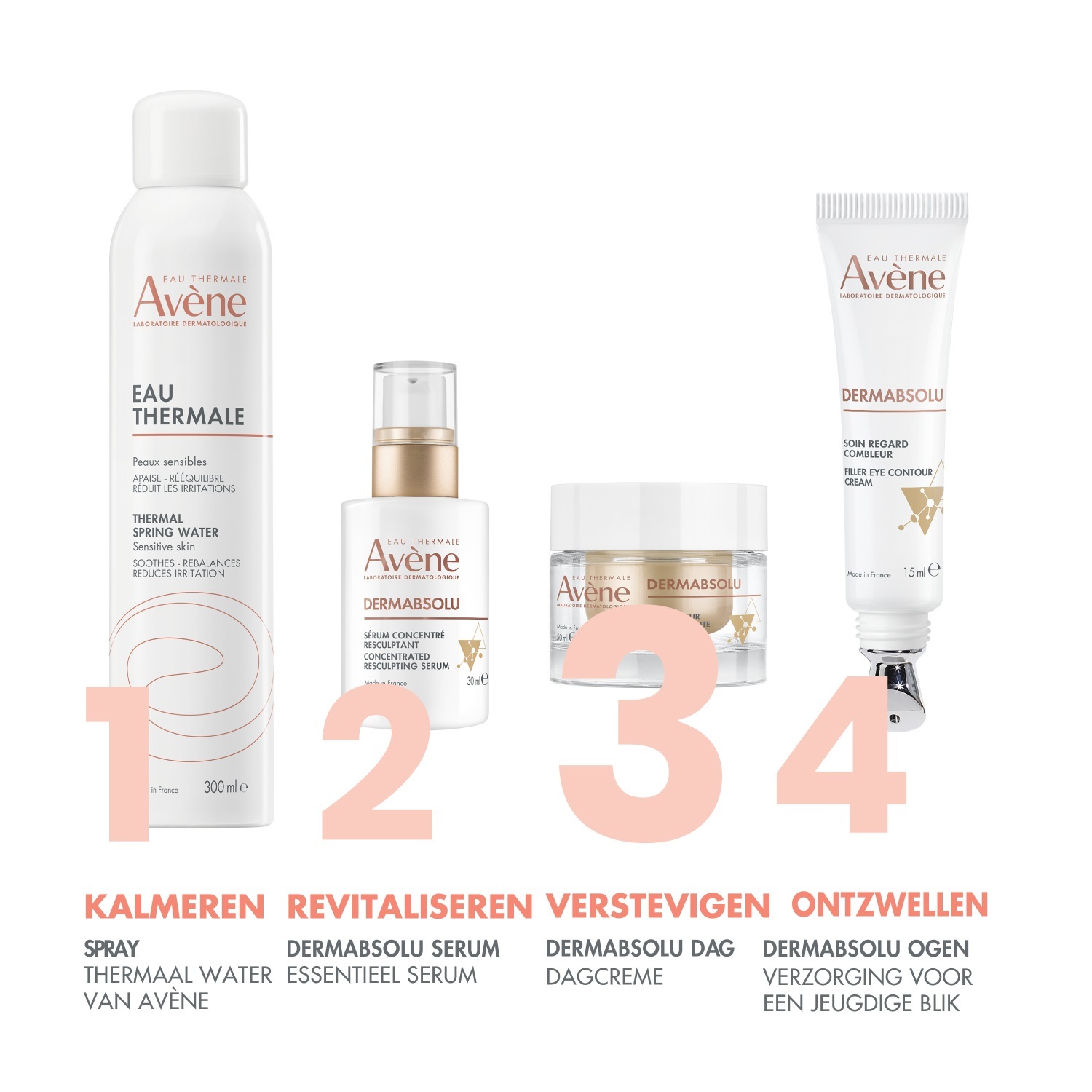 Avène DermAbsolu koncentruotas formuojamasis serumas veido kremas - 30 ml