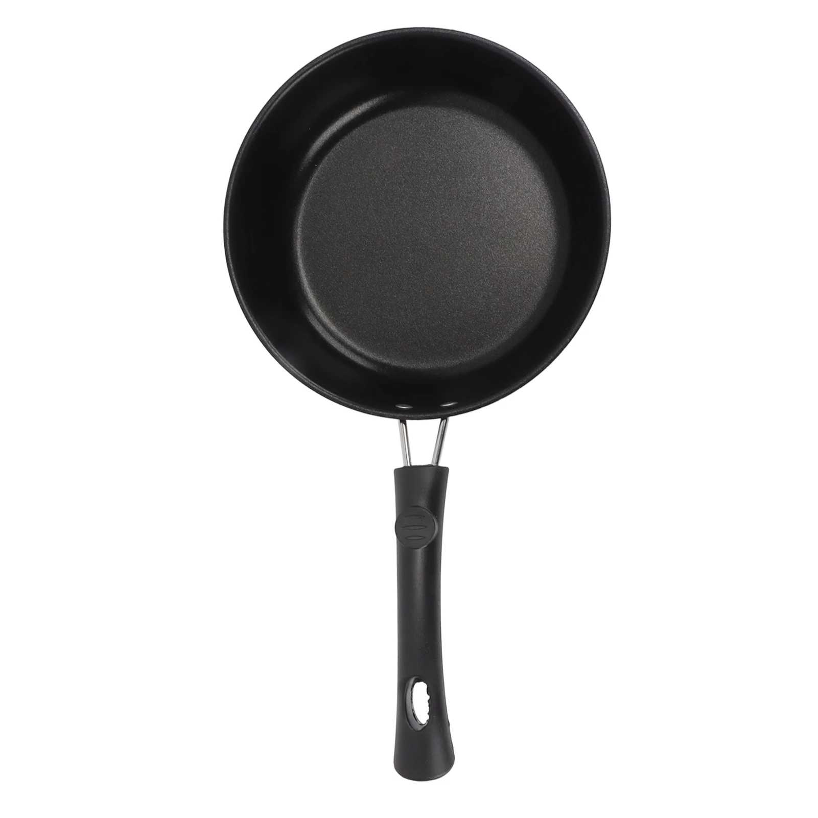poêle à frire miniature antiadhésive de 12 à 20 cm en acier inoxydable épais, idéale pour les œufs au plat et compatible avec les plaques de cuisson à gaz et à induction.