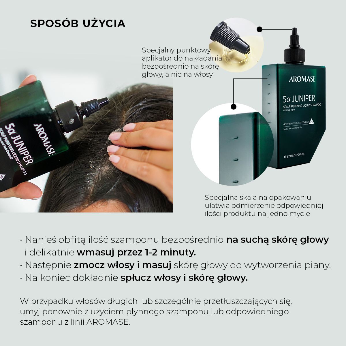 Aromase 5a Juniper Scalp Purifying Liquid Shampoo