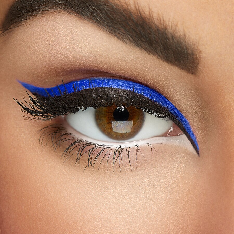 NEUER SUPERFARBIGER WASSERFESTER EYELINER 06 Blau