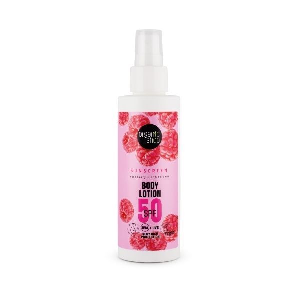 Loțiune de corp cu protecție solară Organic Shop SPF 50 150 ml