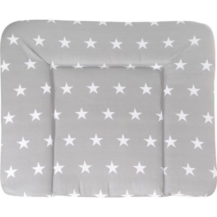 Cambiador - ROBA - LITTLE STARS - 85 x 75 cm - Gris con estrellas blancas