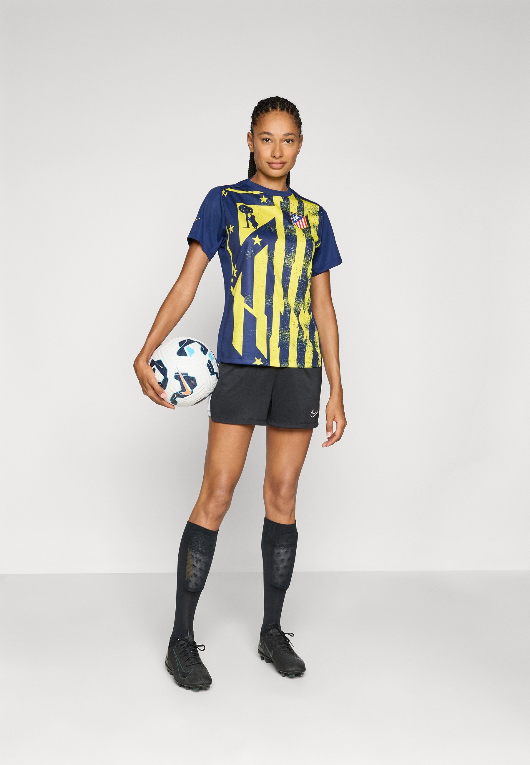 Nike Performance ATLÉTICO MADRID ACADEMY PRO AWAY - Sport T-shirt - binair blauw/levendig geel
