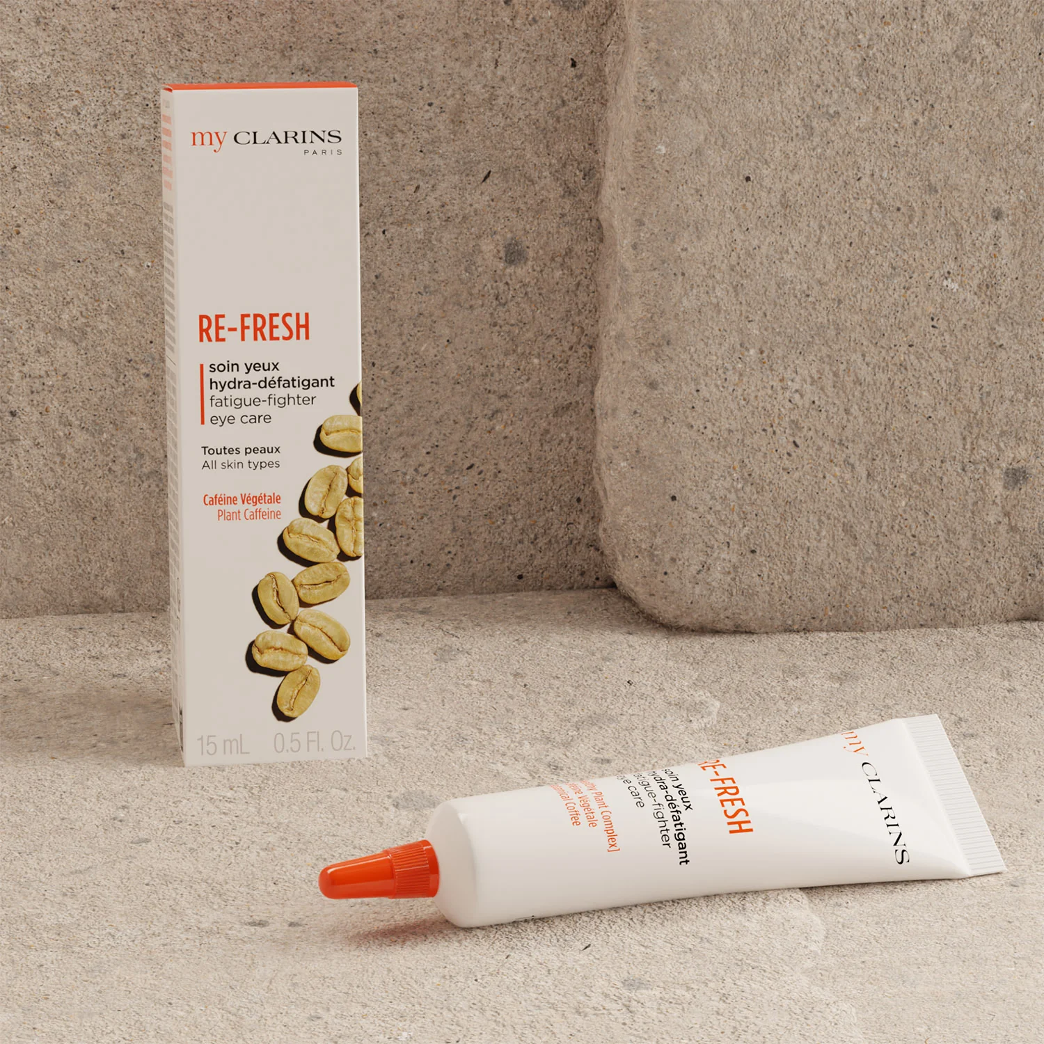 MY CLARINS RE-FRESH Soin Yeux Hydra-Défatigant - Contorno occhi idratante, Tratt.anti borse e occhiaie