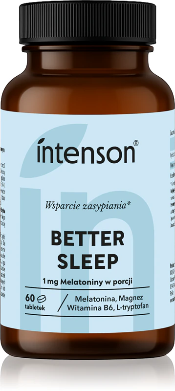 Výživový doplnok Intenson Better sleep na podporu spánku a regeneráciu