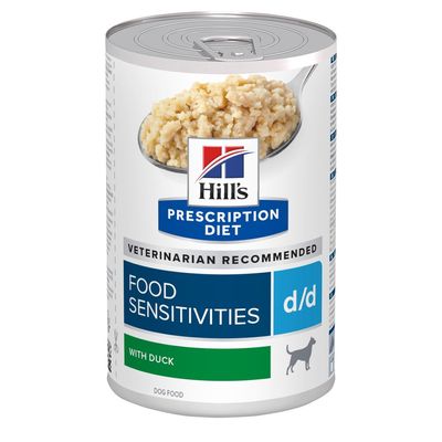 Hill's Prescription Diet Hundefutter für Hunde mit Futtermittelunverträglichkeiten (Ente)