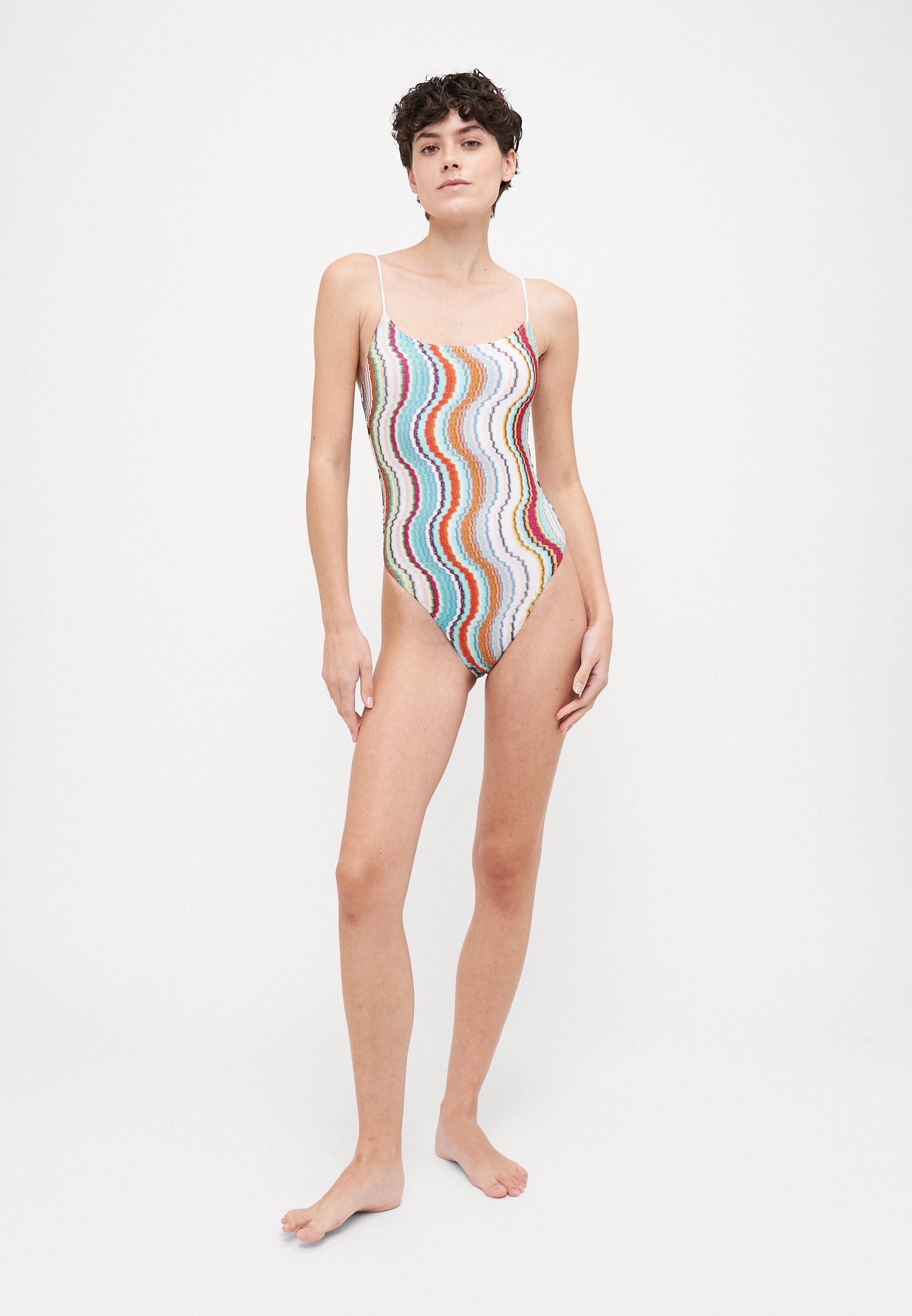 Missoni ONE PIECE - Zwempak - veelkleurig/wit