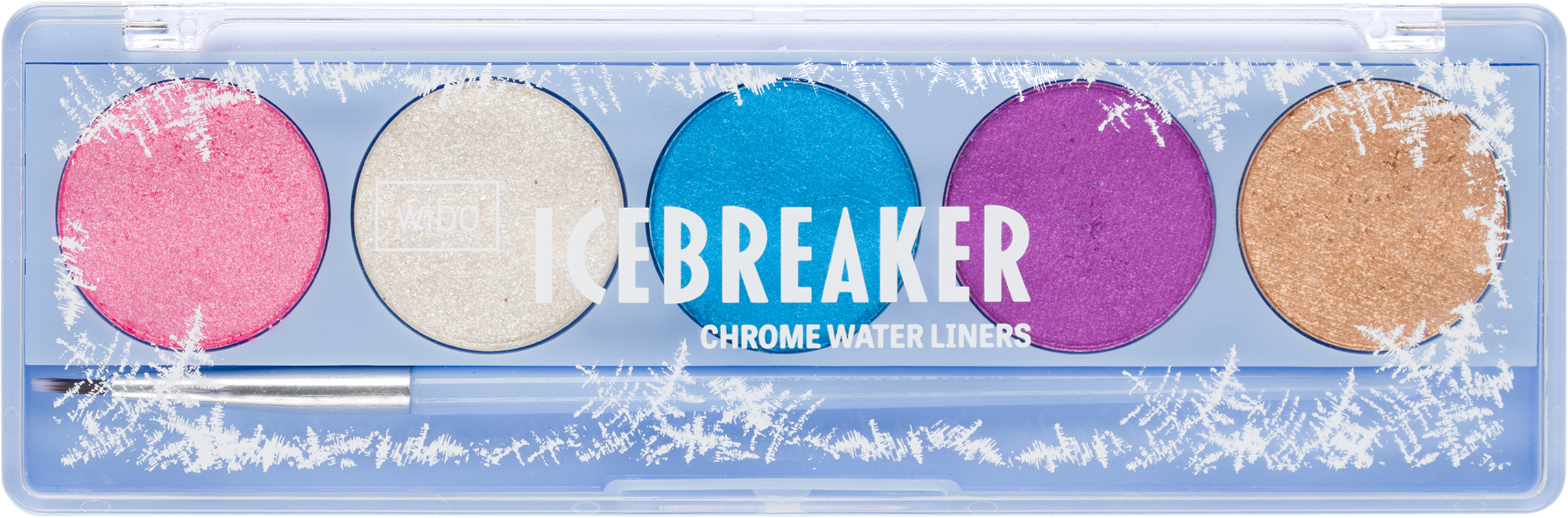 Icebreaker Chrome Water Liners ūdens bāzes acu zīmuļu palete Acu zīmuļi un laineri