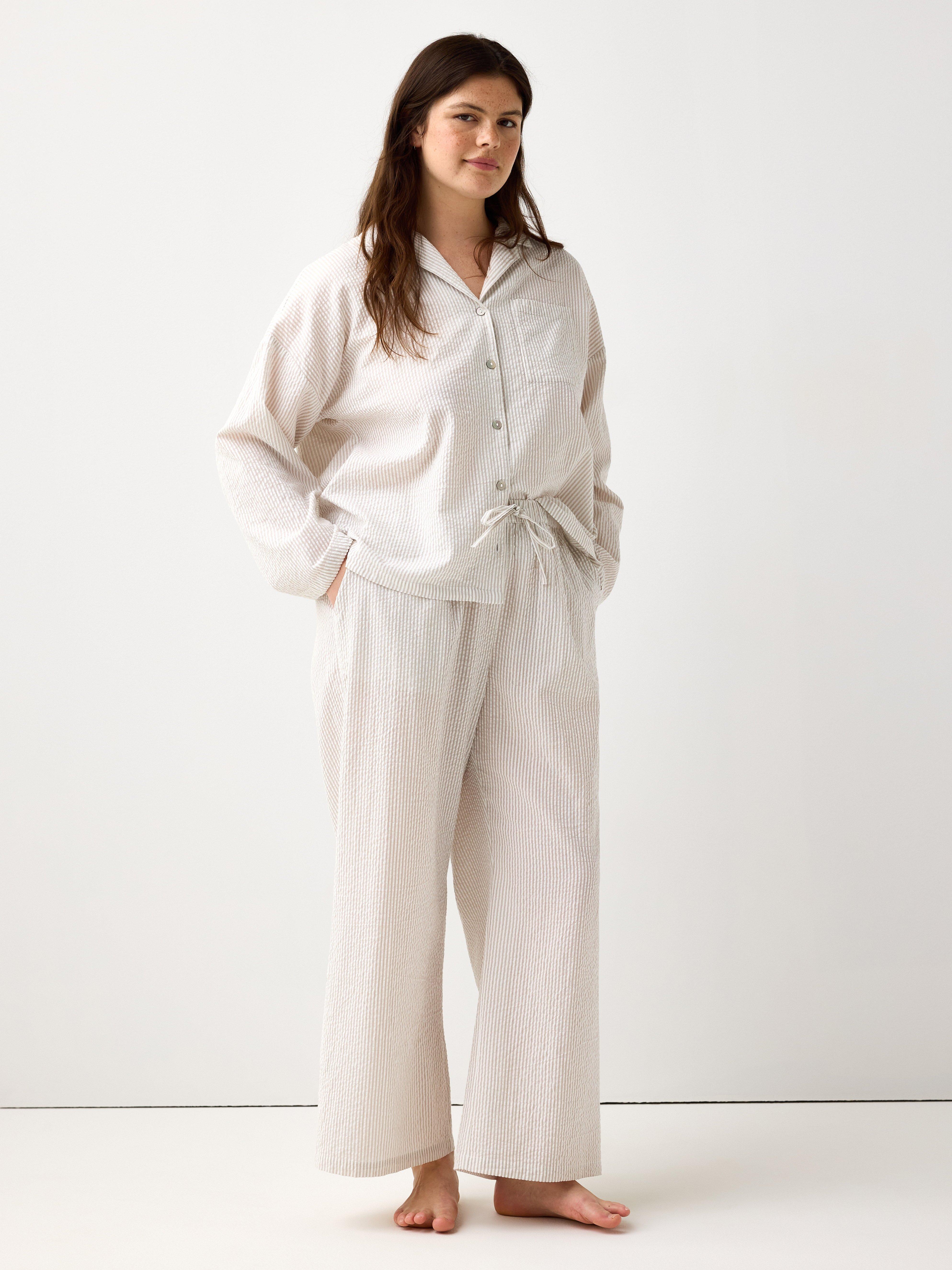 Pantalon de pyjama à motif vagues