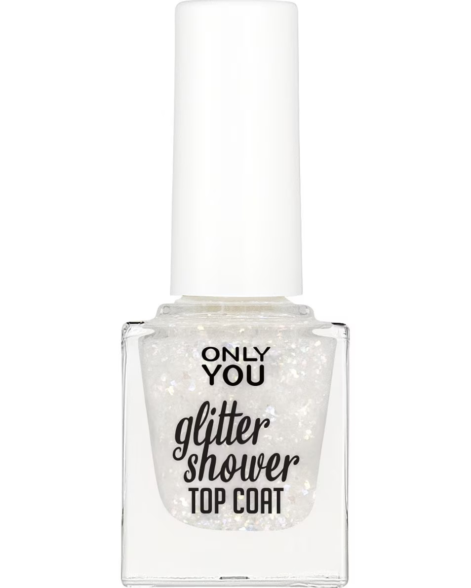 ΜΟΝΟ ΓΙΑ ΕΣΑΣ ΑΝΟΙΞΗ ΚΑΛΟΚΑΙΡΙ 2025 Top coat glitter shower