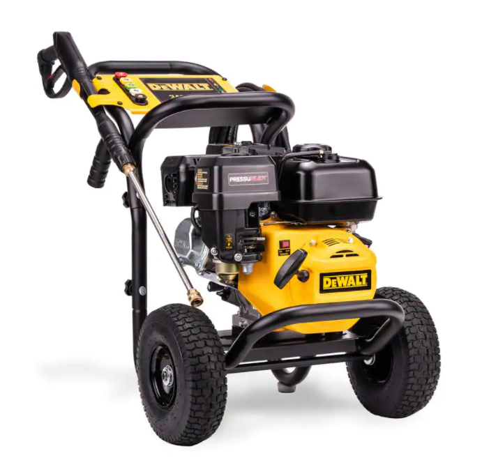 DEWALT 3400 PSI 2,5 GPM kaldtvanns høytrykksspyler med AAA aksial lobepumpe