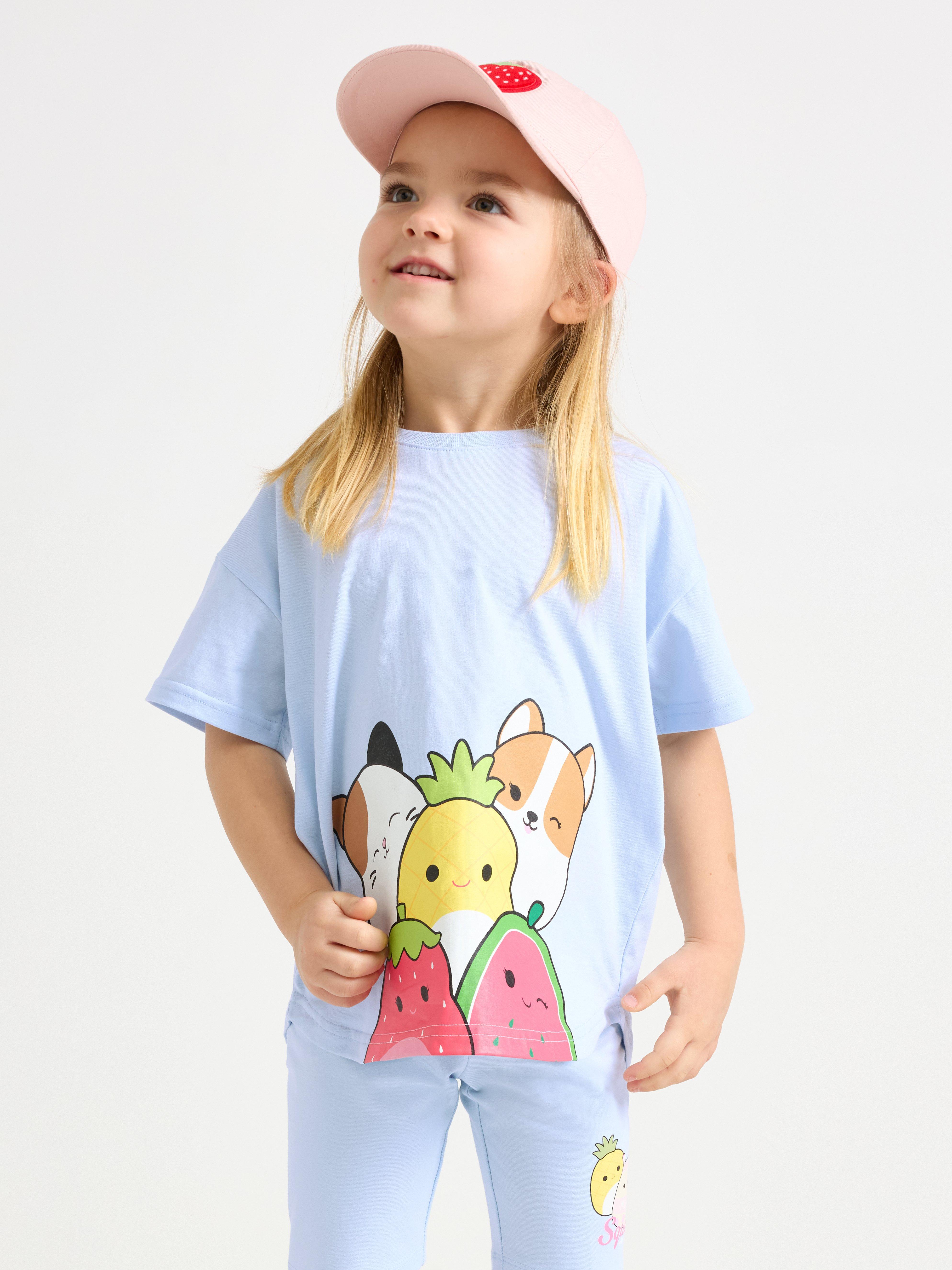 Camiseta Squishmallows Azul Claro