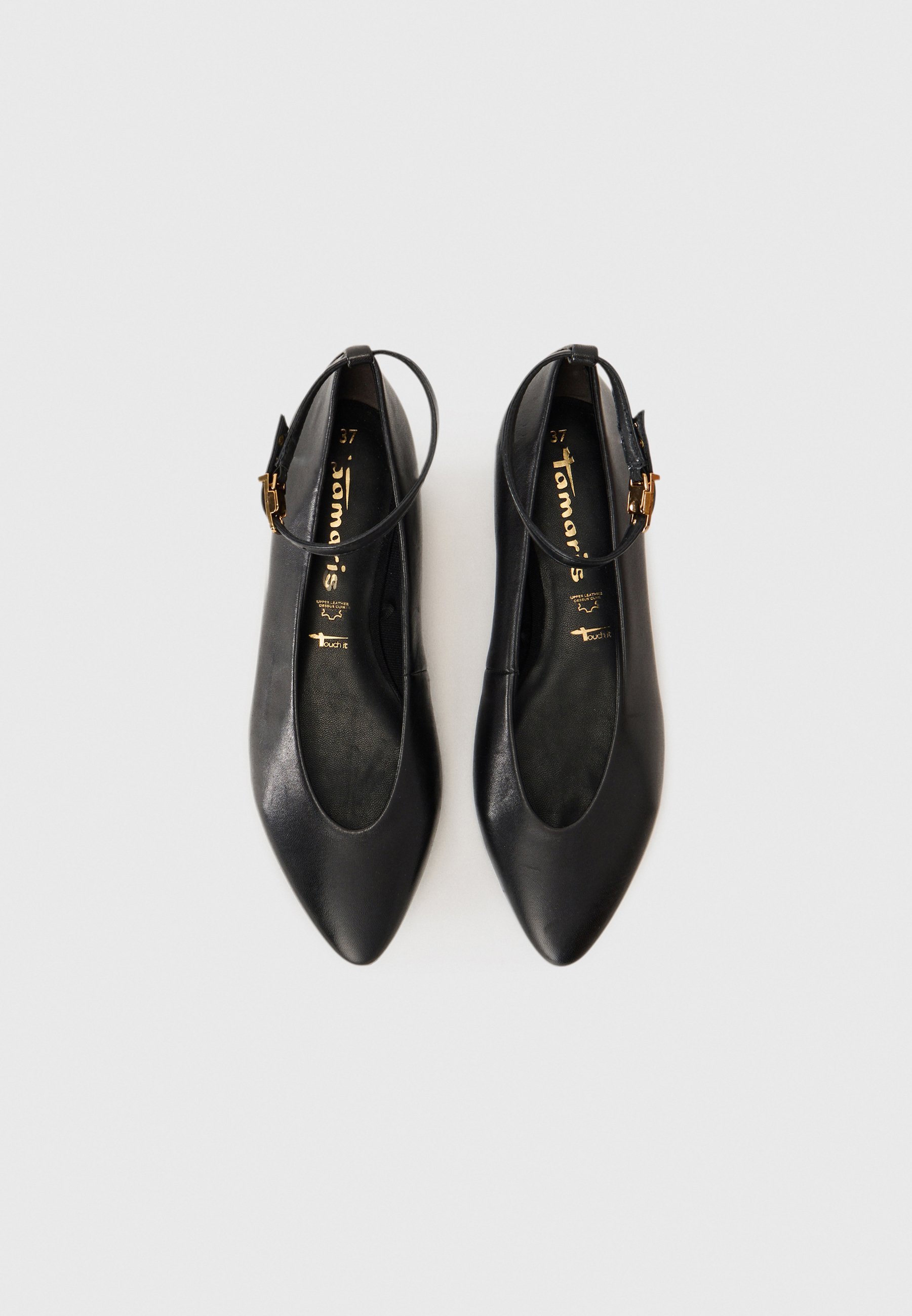 Ballerines à bride cheville Tamaris - noires