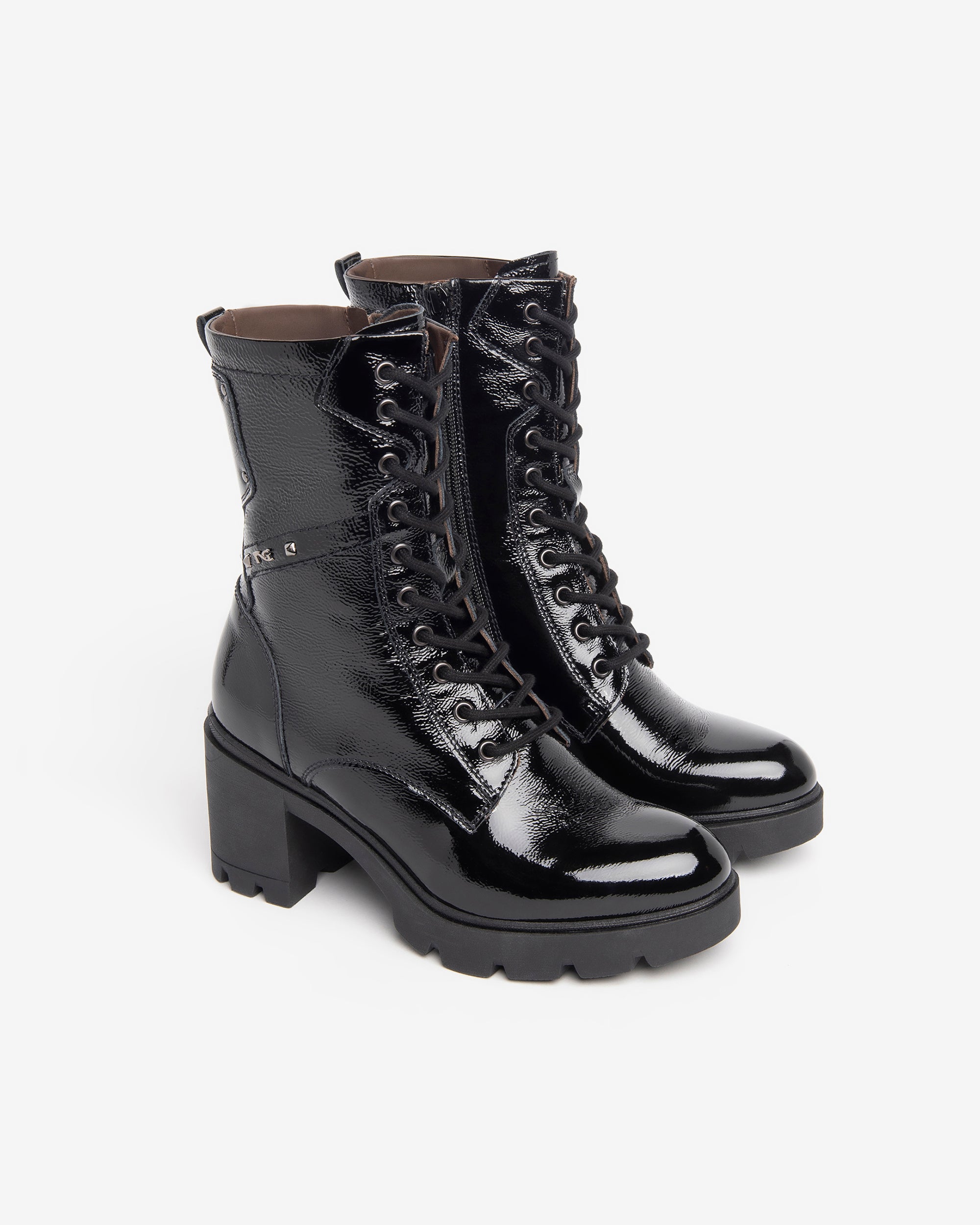  Amphibiens en cuir verni pour femmes