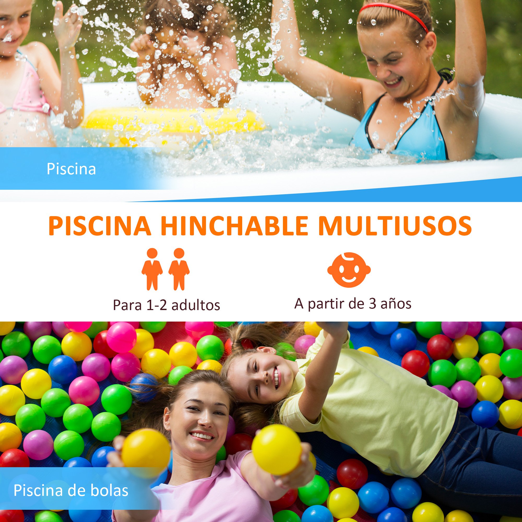  Outsunny Inflatable Swimming Pool 848-038