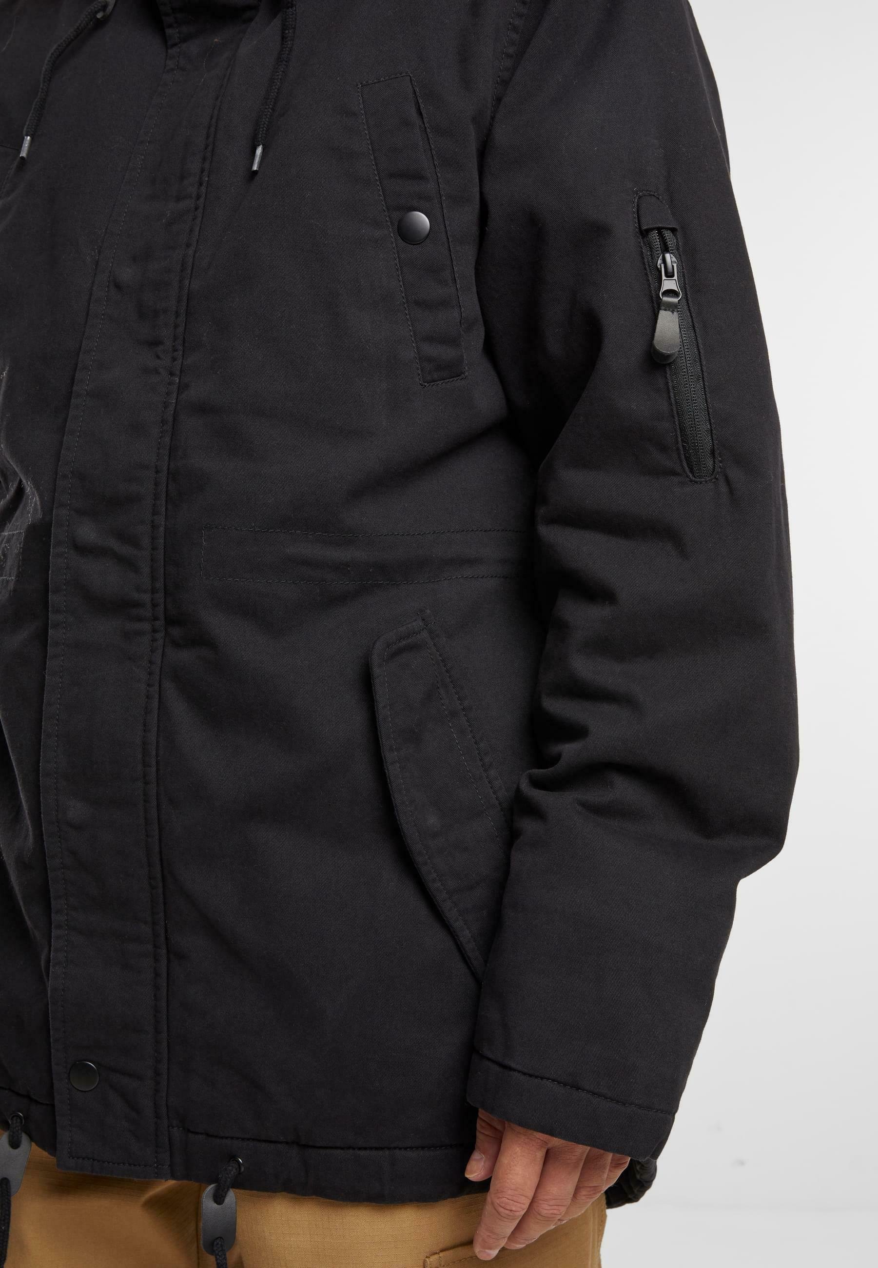 Brandit FISH TAIL - Płaszcz zimowy - czarny