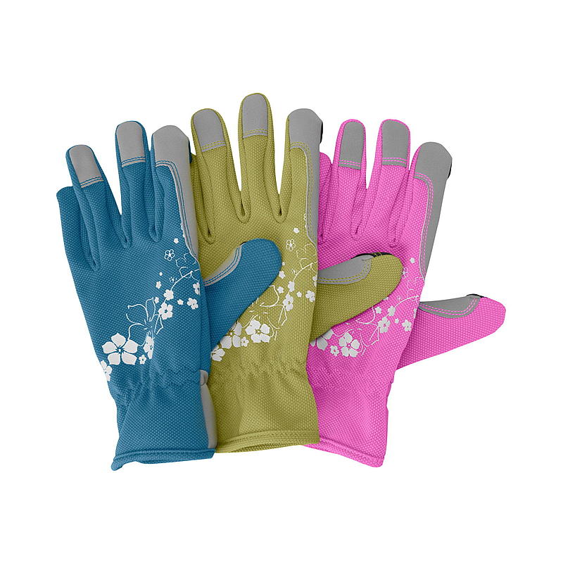 Blossom Garden handske størrelse 7 nubuck & stretch, S2