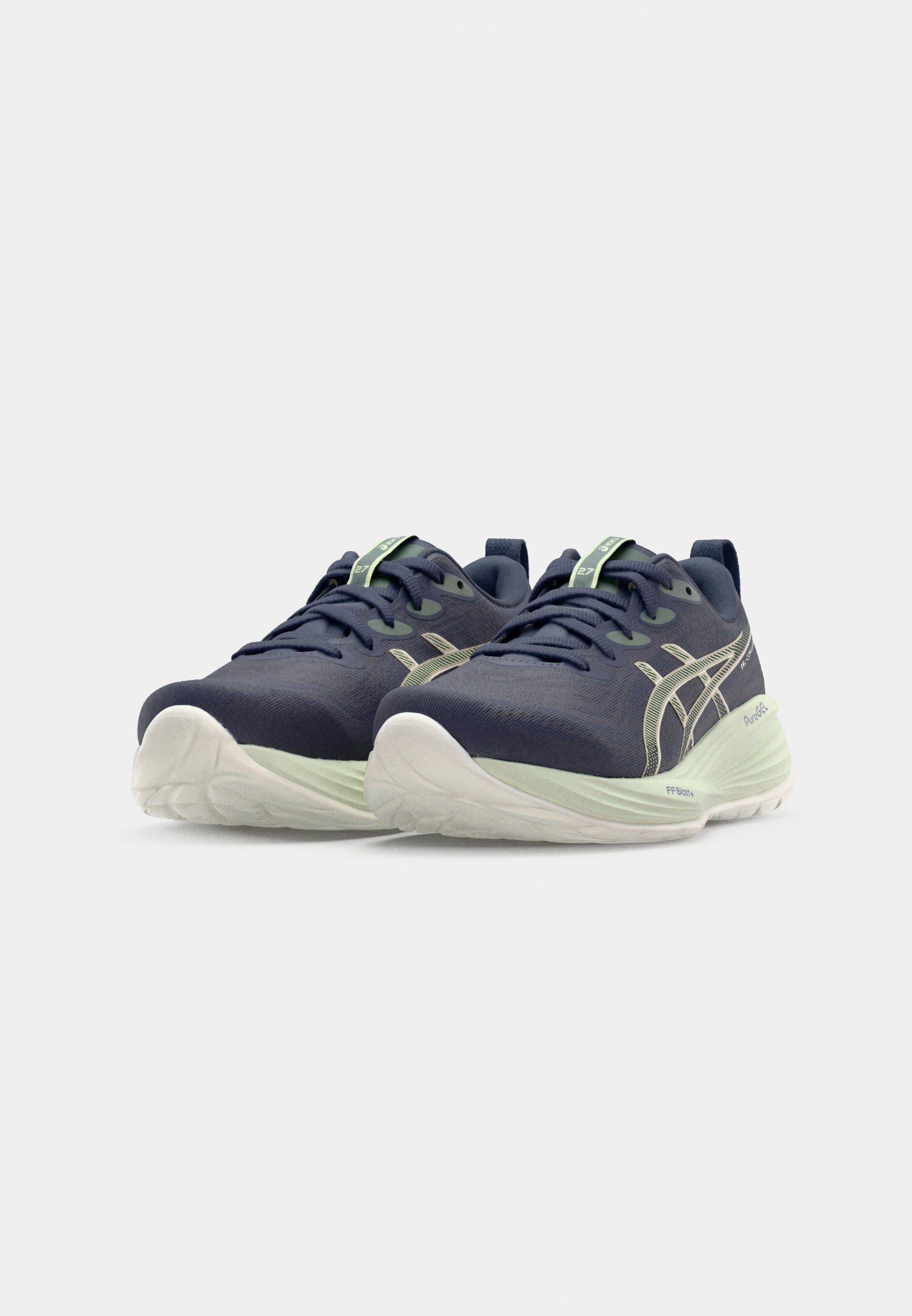 ASICS GEL CUMULUS 27 - Hardloopschoenen voor op de weg - indigo fog/crème