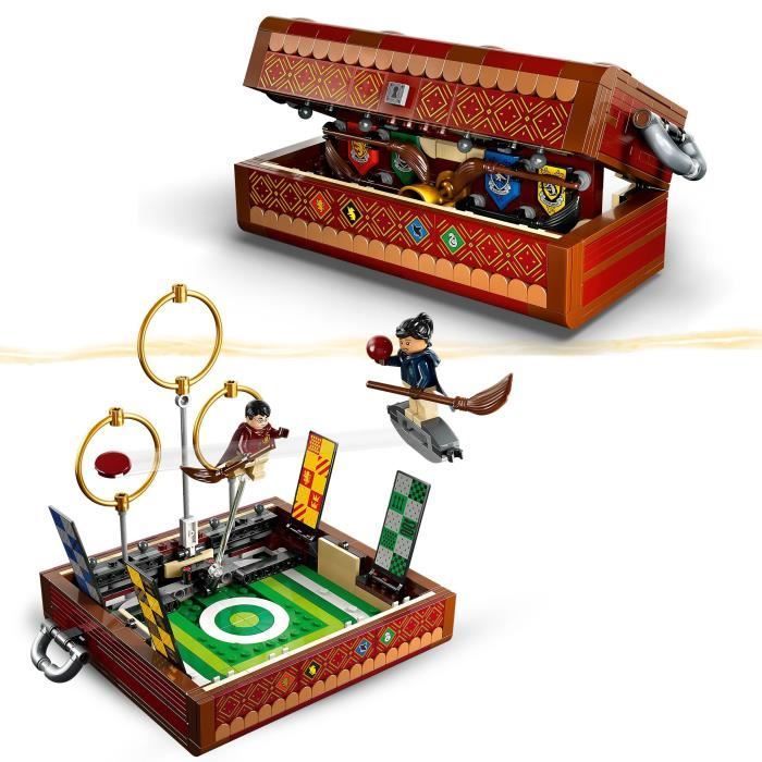 LEGO® Harry Potter 76416 Baú de Quadribol, Brinquedo para 1 ou 2 Jogadores, com 3 Conjuntos de Quadribol