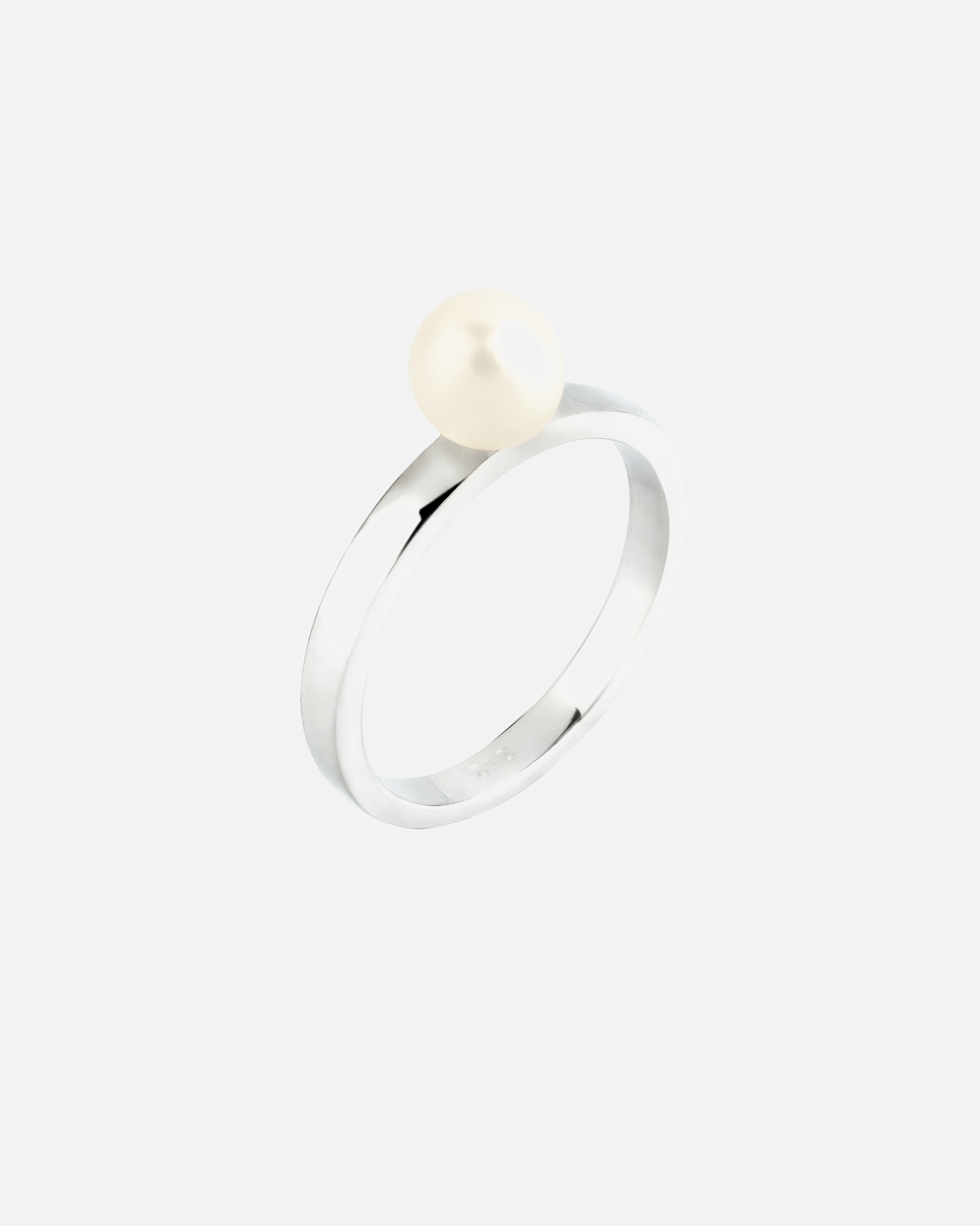 Elli Femme L'Engagement Intemporel avec une Perle de Culture d'Eau Douce en Argent Sterling 925