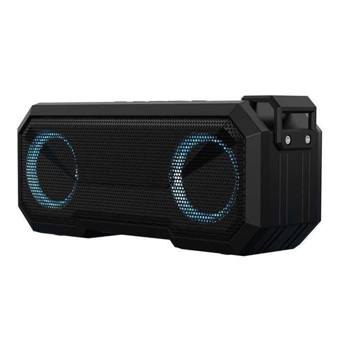 Altavoz Bluetooth portátil e impermeable con batería externa, batería de larga duración, altavoz para exteriores, compatible con smartphones, audio inalámbrico.