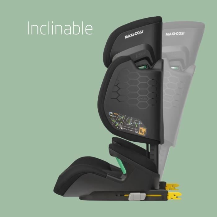 Silla de coche MAXI-COSI Rodifix M i-Size, Isofix Grupo 2/3, Elevador, Ajustable, 15-36 kg, 3,5-12 años, Negra