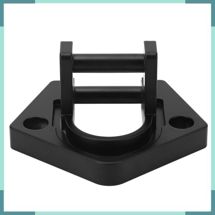 Motorhome awning base, solid black aluminum lower leg for Sunchaser II, heavy-duty end cap, hardware
