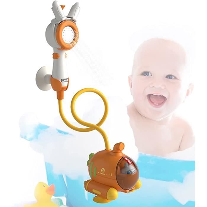 Giocattolo da bagno per neonati - AMOUNE - Giocattolo sensoriale per la doccia - ABS di alta qualità - Bianco
