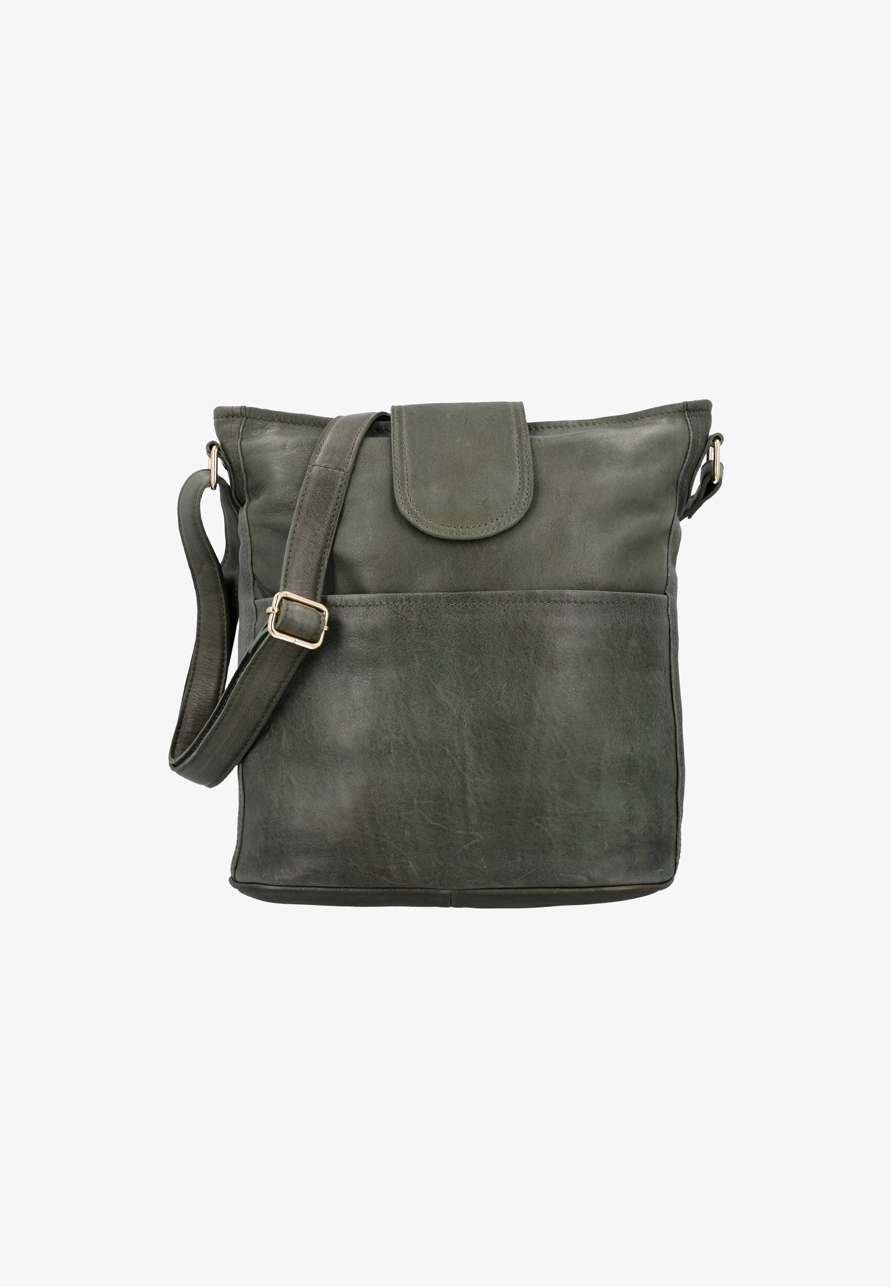 Gusti Leder JACQUELINE - Handtas - groen