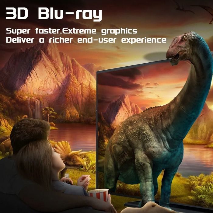 Android TV Box, Boitier iptv Android 13.0 TV Box 4GB RAM/32GB ROM smart media player 2.4GHz/5.0GHz WiFi BT5.0 8K 3D Smart TV Box