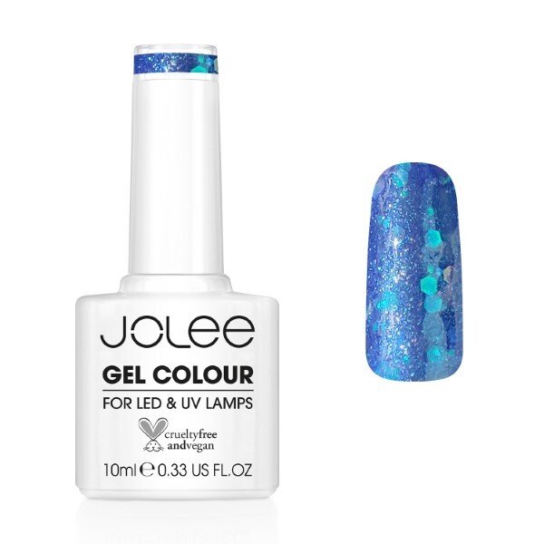 JoLee gēla nagu laka 10ml - safīra putekļi