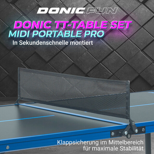 Set masă de tenis de masă Midi Portable Pro