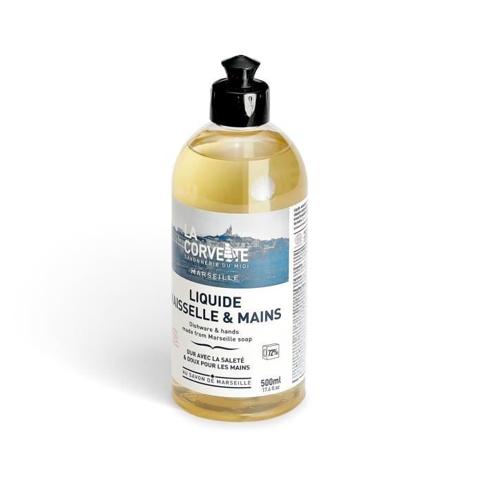 La Corvette Marseille Liquide Vaisselle et Mains 500ml