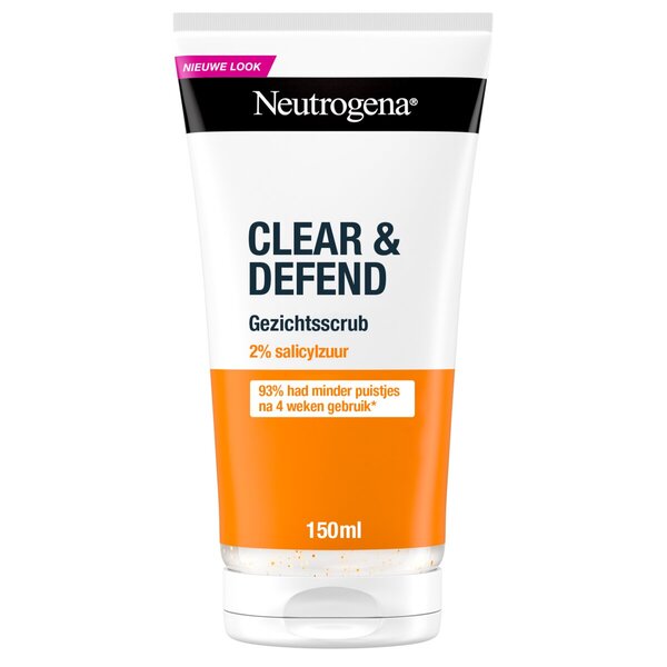 Απολεπιστικό προσώπου Neutrogena Clear & Defend<br>150ml